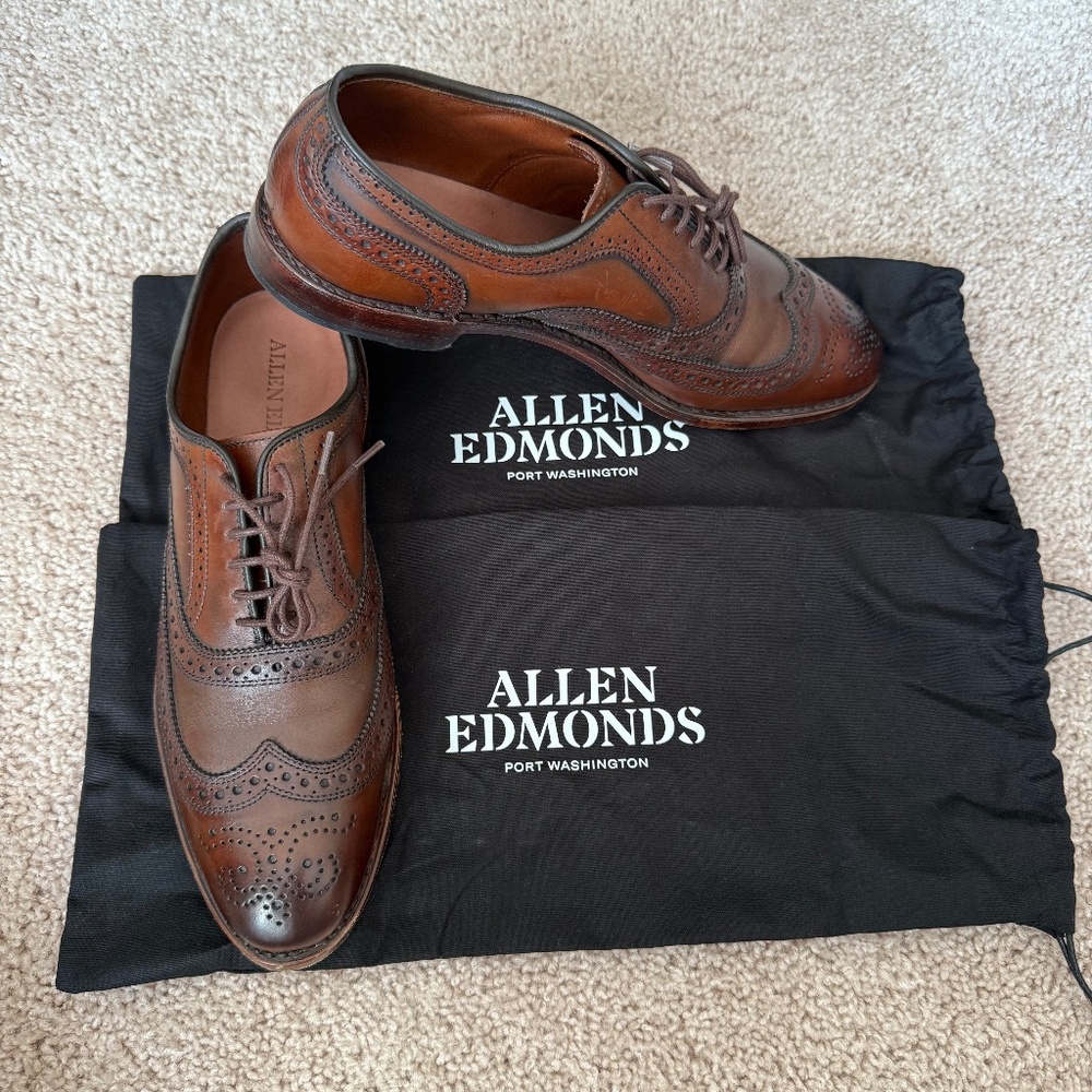 Allen Edmonds Wingtips - McAllister, Chili